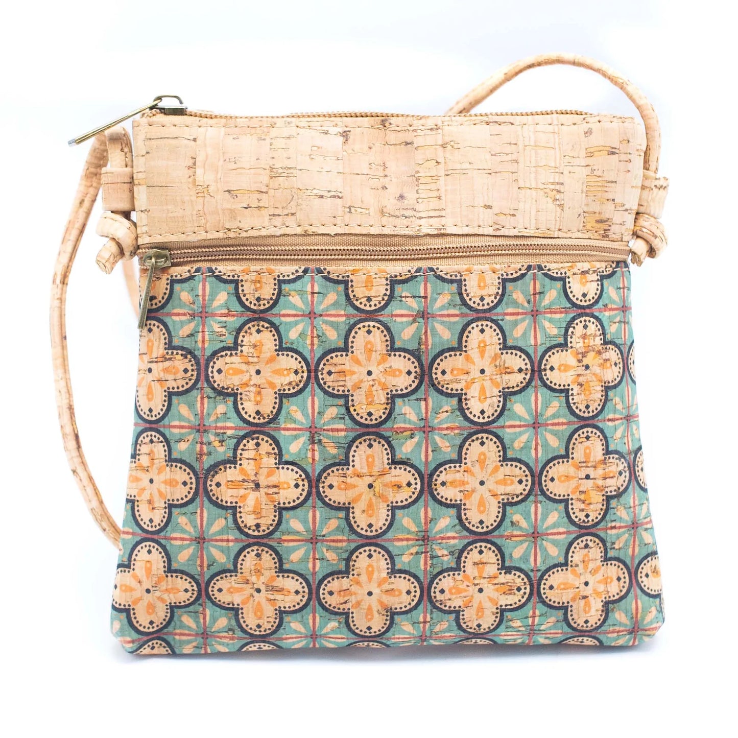 Cork Crossbody Messenger Criss Cross Compact