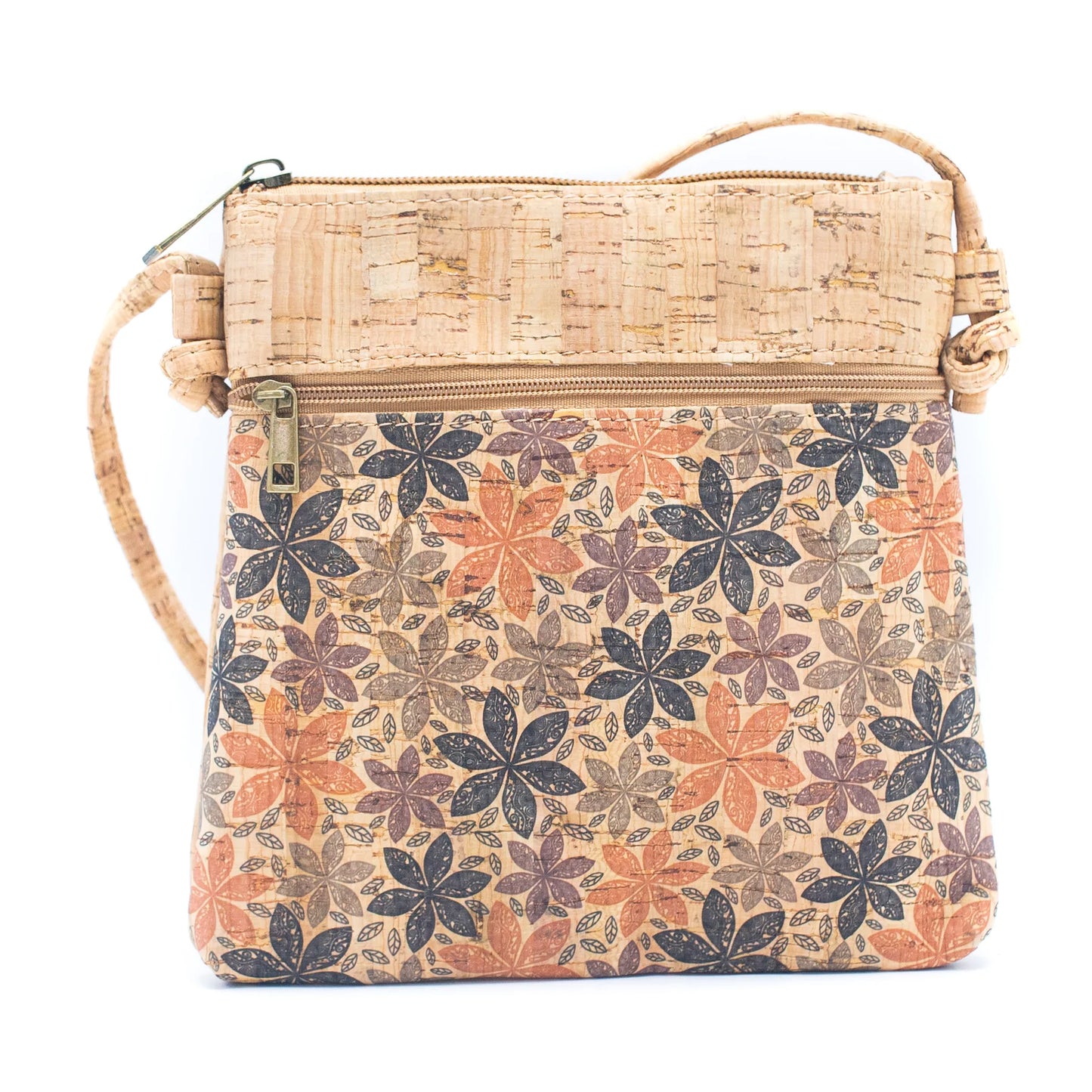 Cork Crossbody Messenger Criss Cross Compact