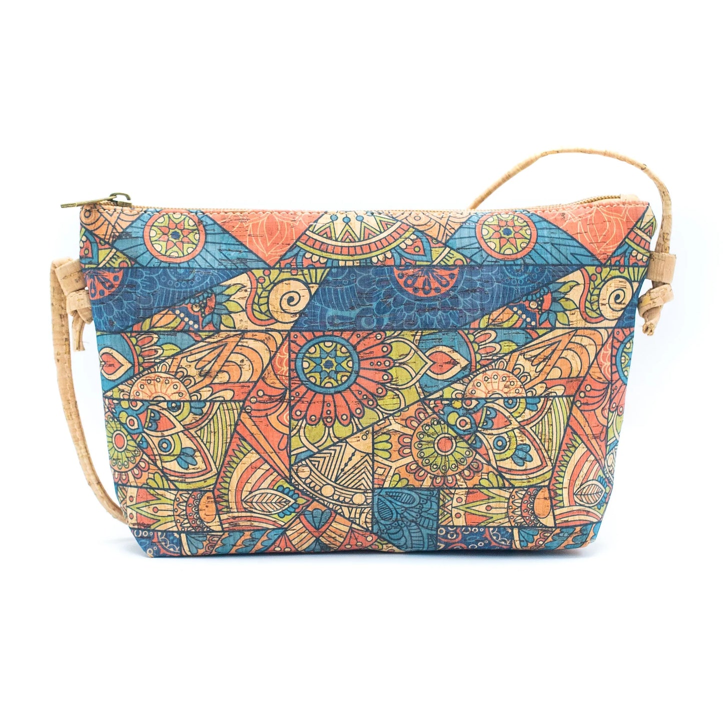 Natural cork body cross Variety of patterns Cork Bag