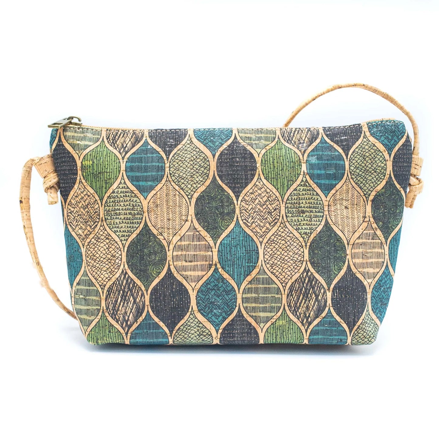 Natural cork body cross Variety of patterns Cork Bag