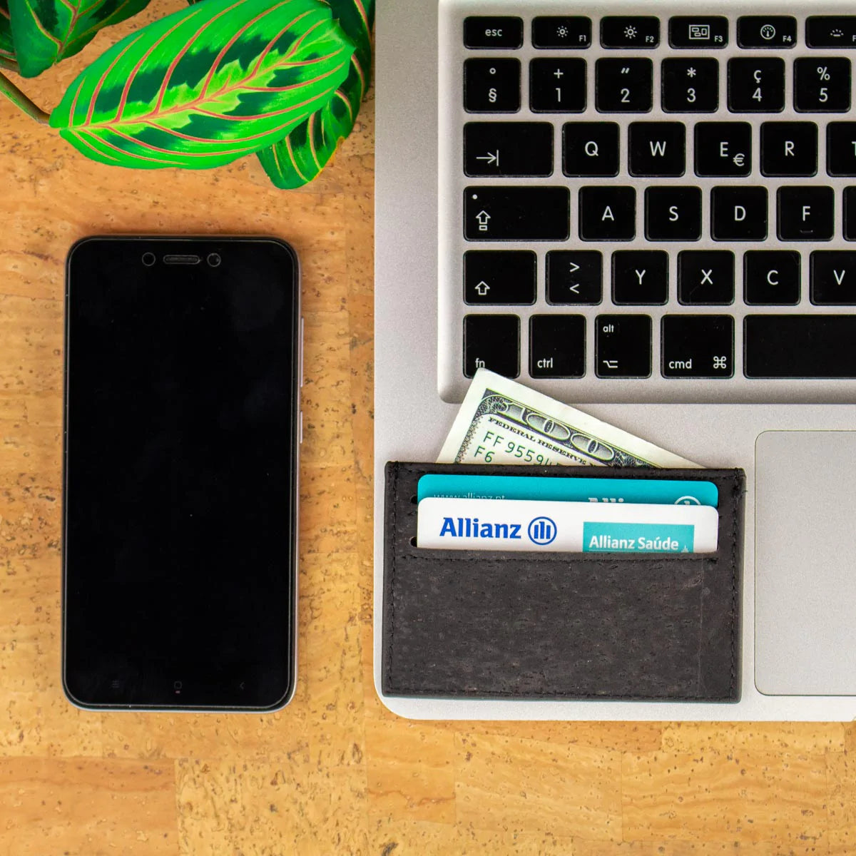 Cork Minimalist Wallet slim card wallet