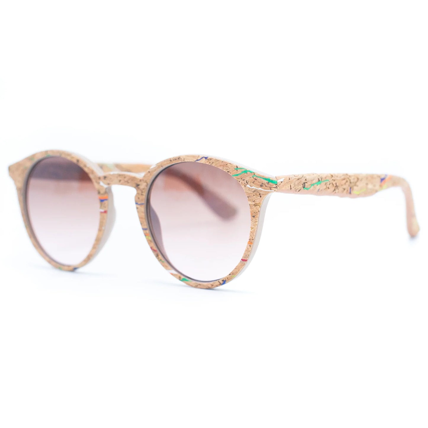Cork UV protection women eyewear sunglasses
