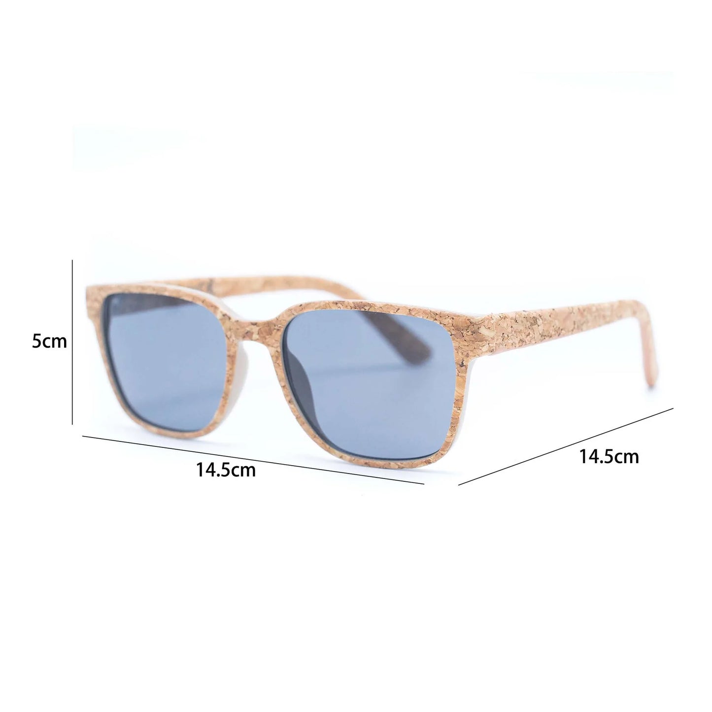Cork UV protection men eyewear sunglasses (Including case)