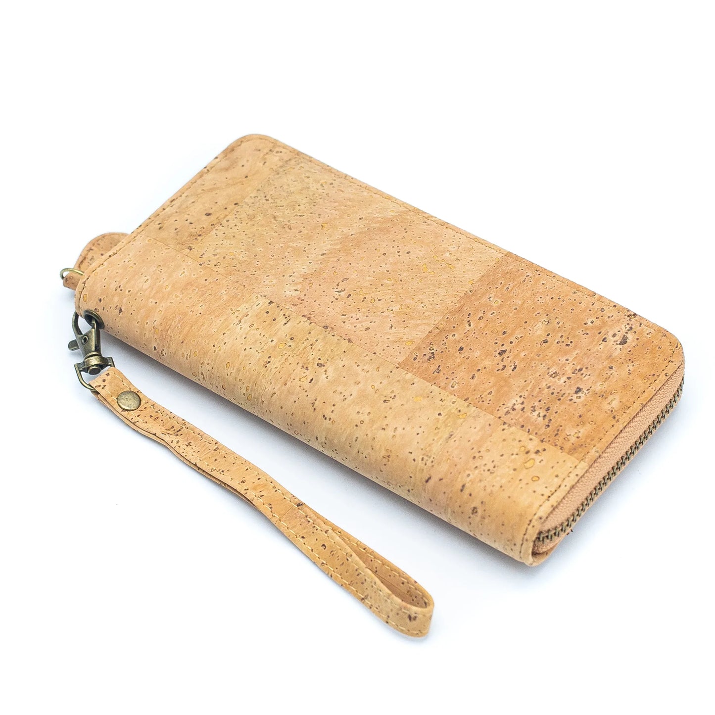 Natural cork women's classic vegan wallet
