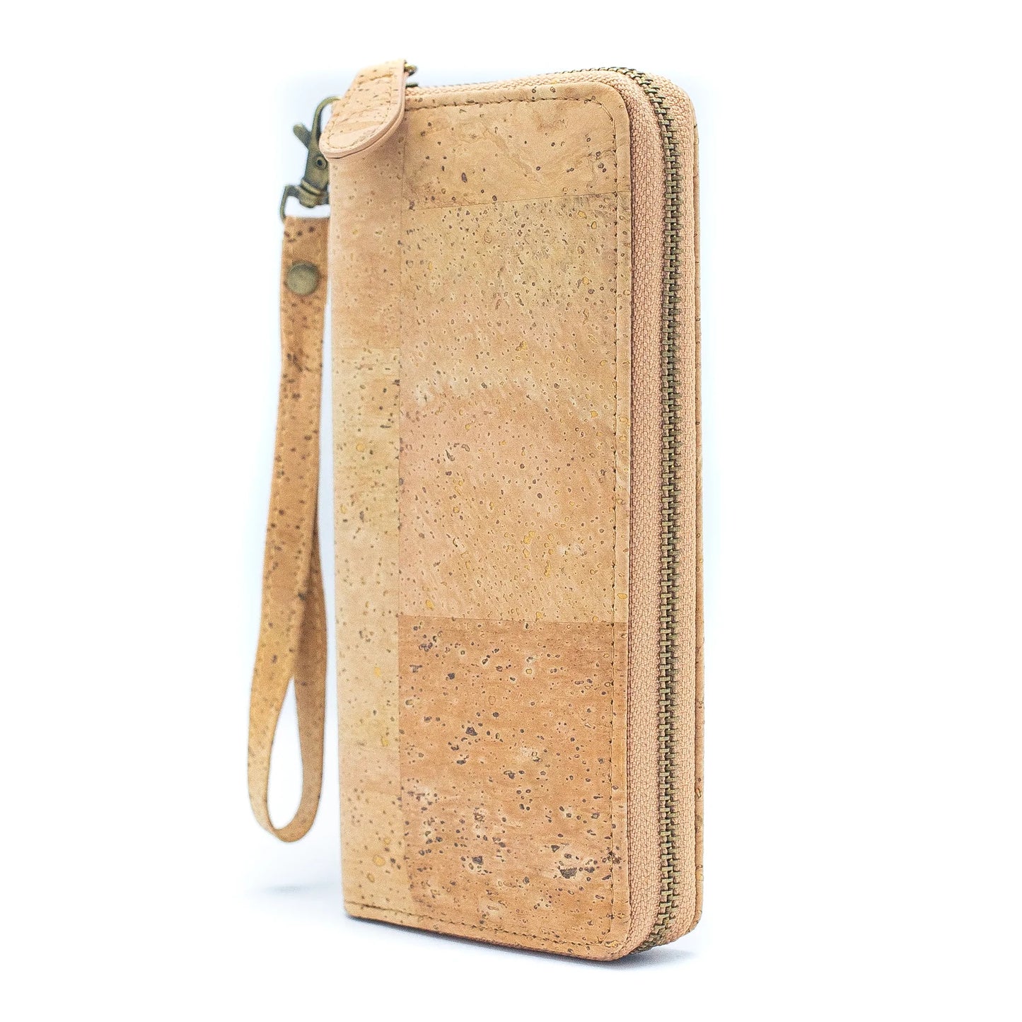 Natural cork women's classic vegan wallet