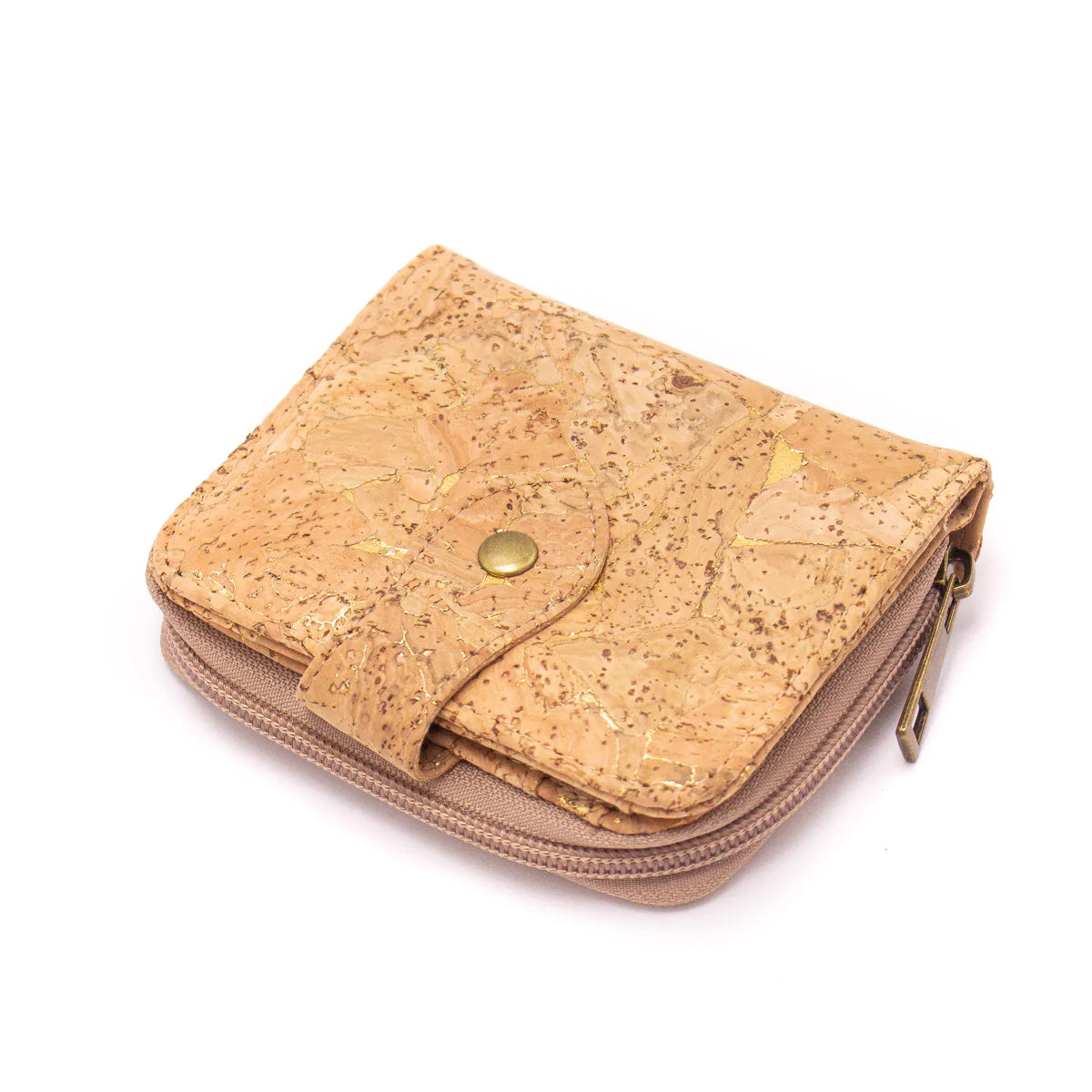 Lux cork women's card wallet