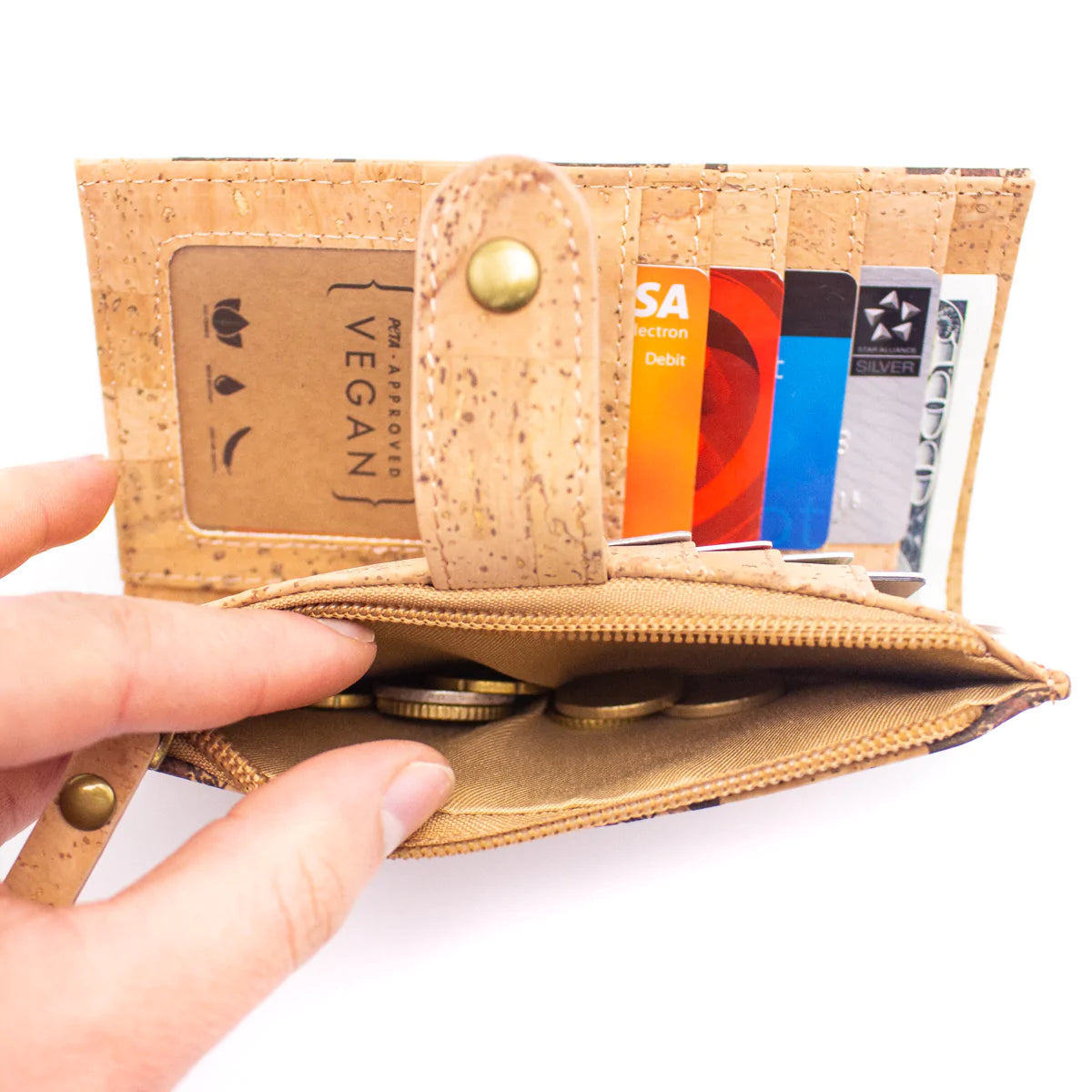 Serene Vines- Vegan Cork wallet