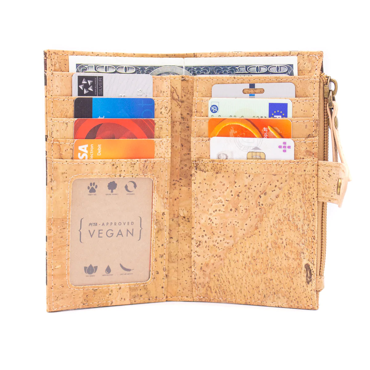 Serene Vines- Vegan Cork wallet