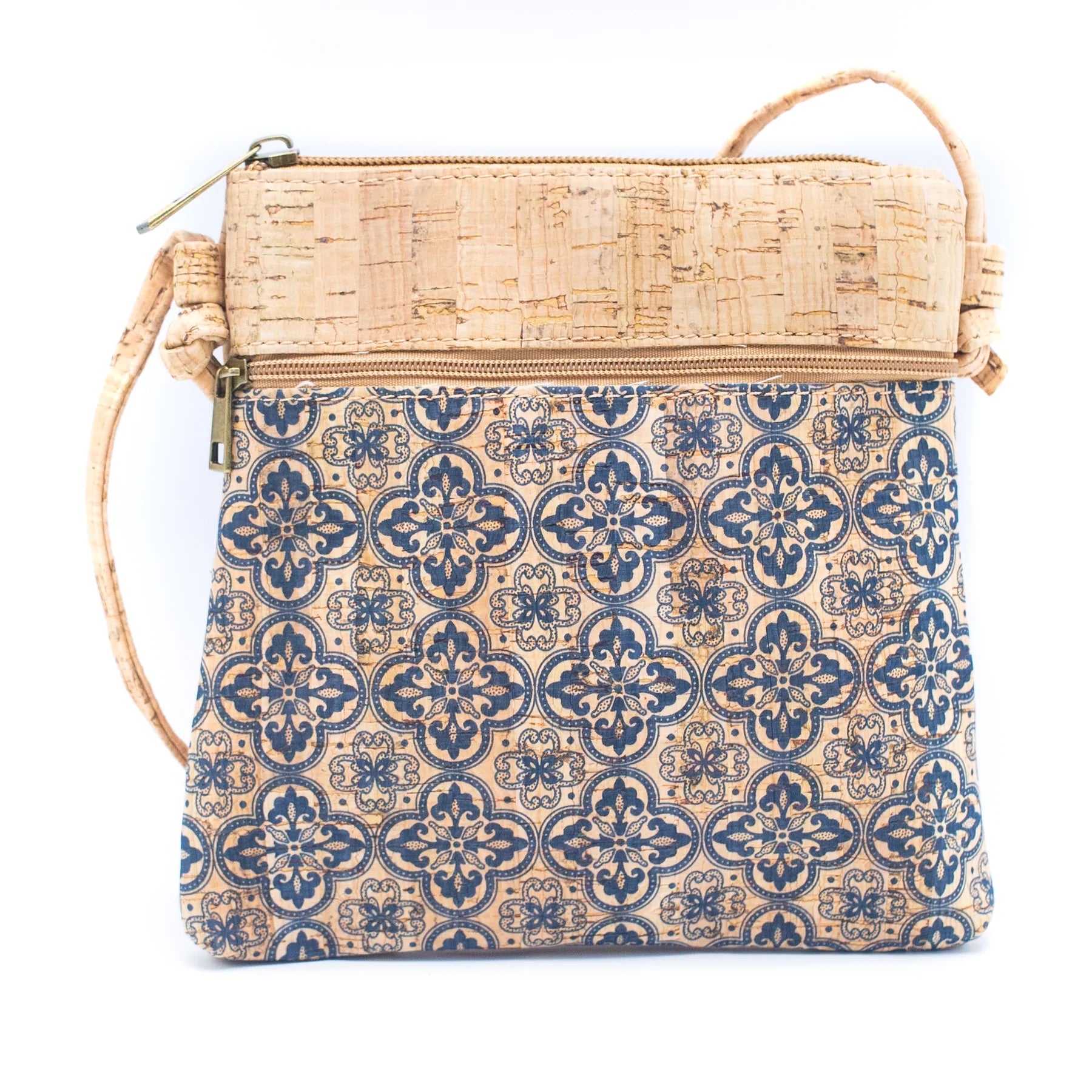 Cork Crossbody Messenger Criss Cross Compact