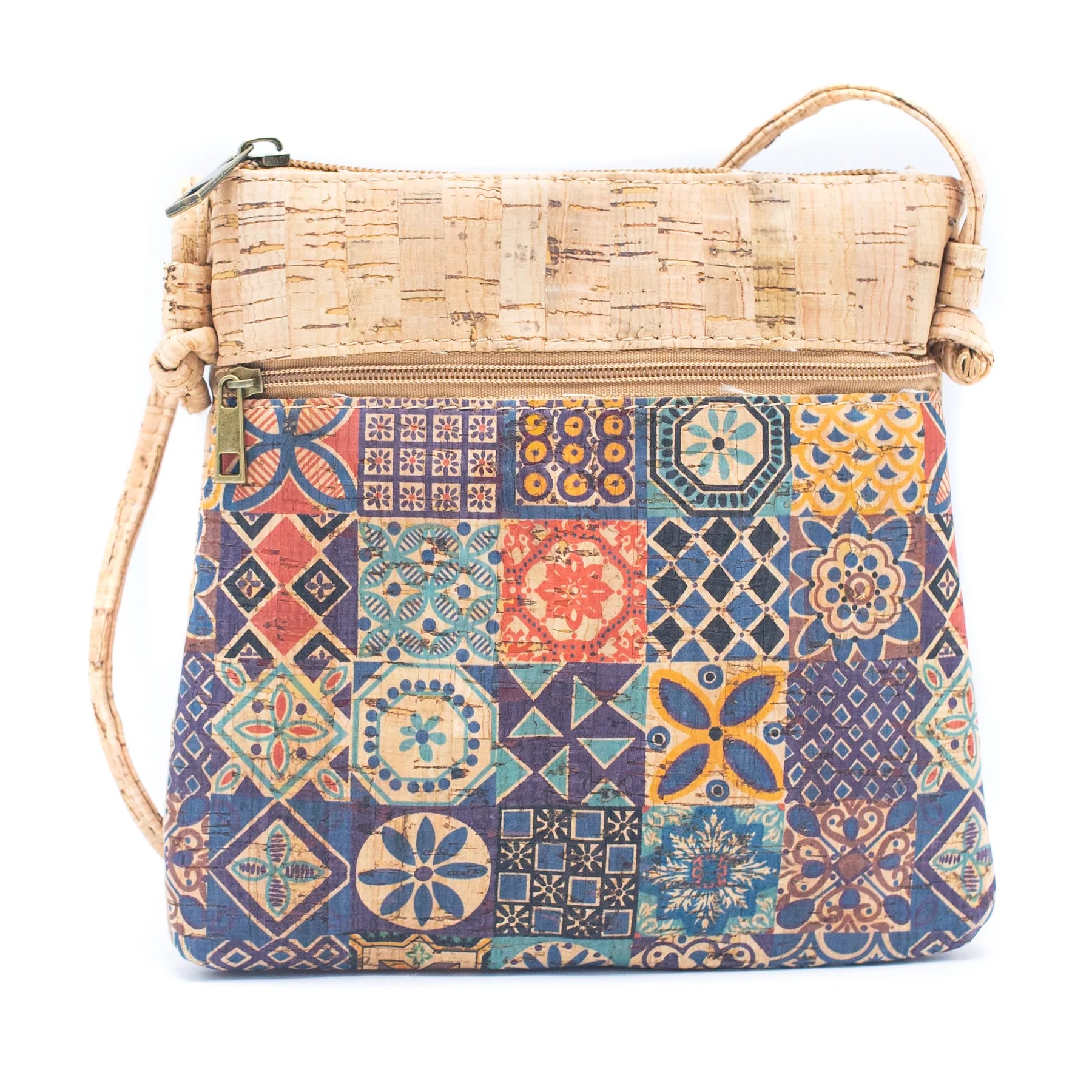 Cork Crossbody Messenger Criss Cross Compact