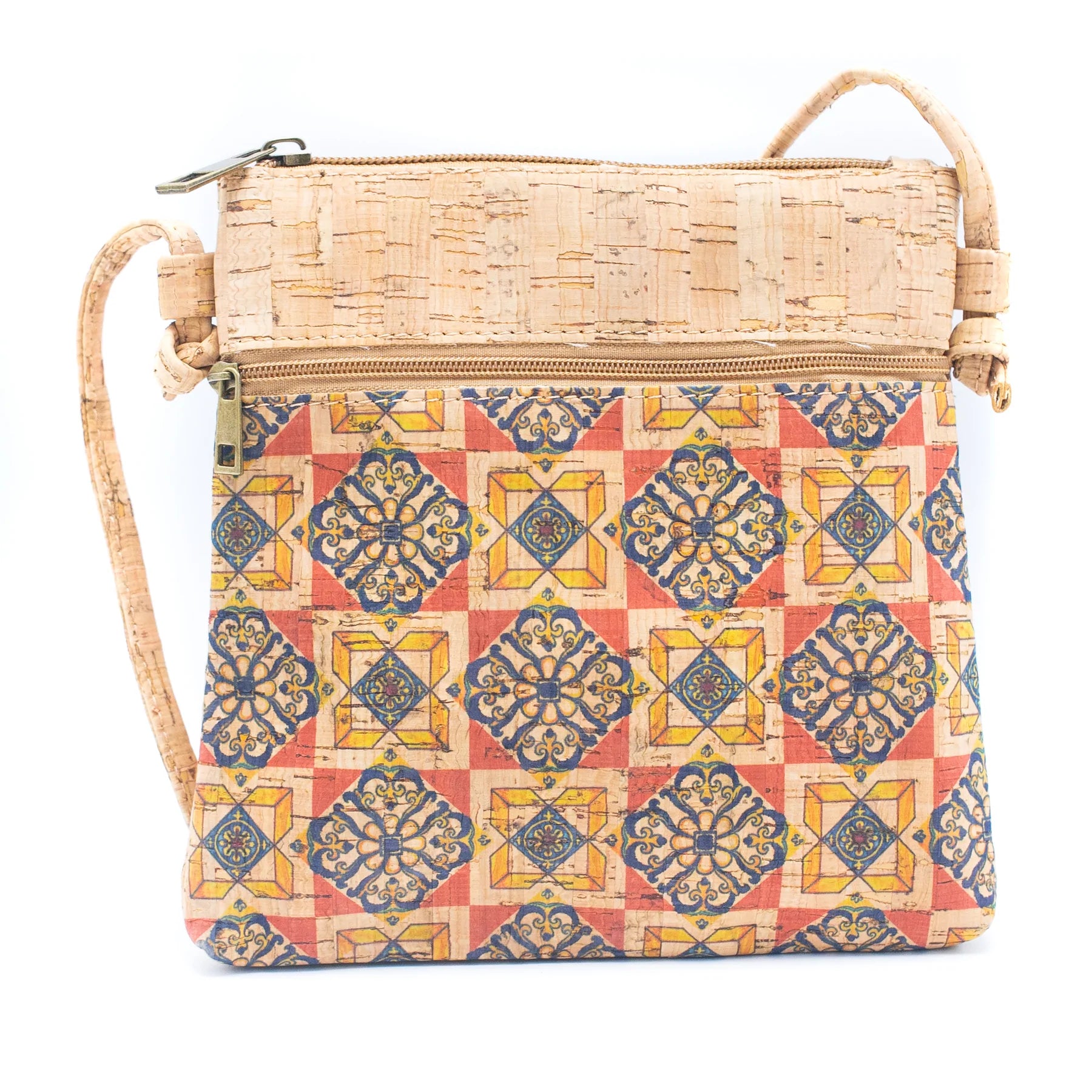 Cork Crossbody Messenger Criss Cross Compact
