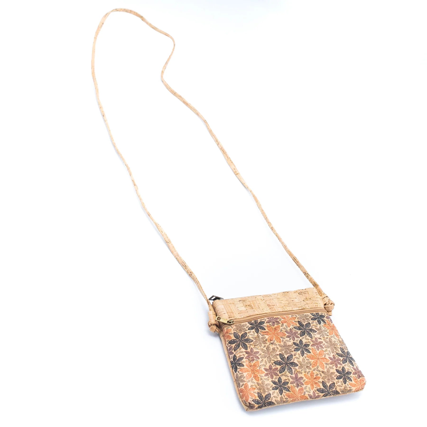 Cork Crossbody Messenger Criss Cross Compact