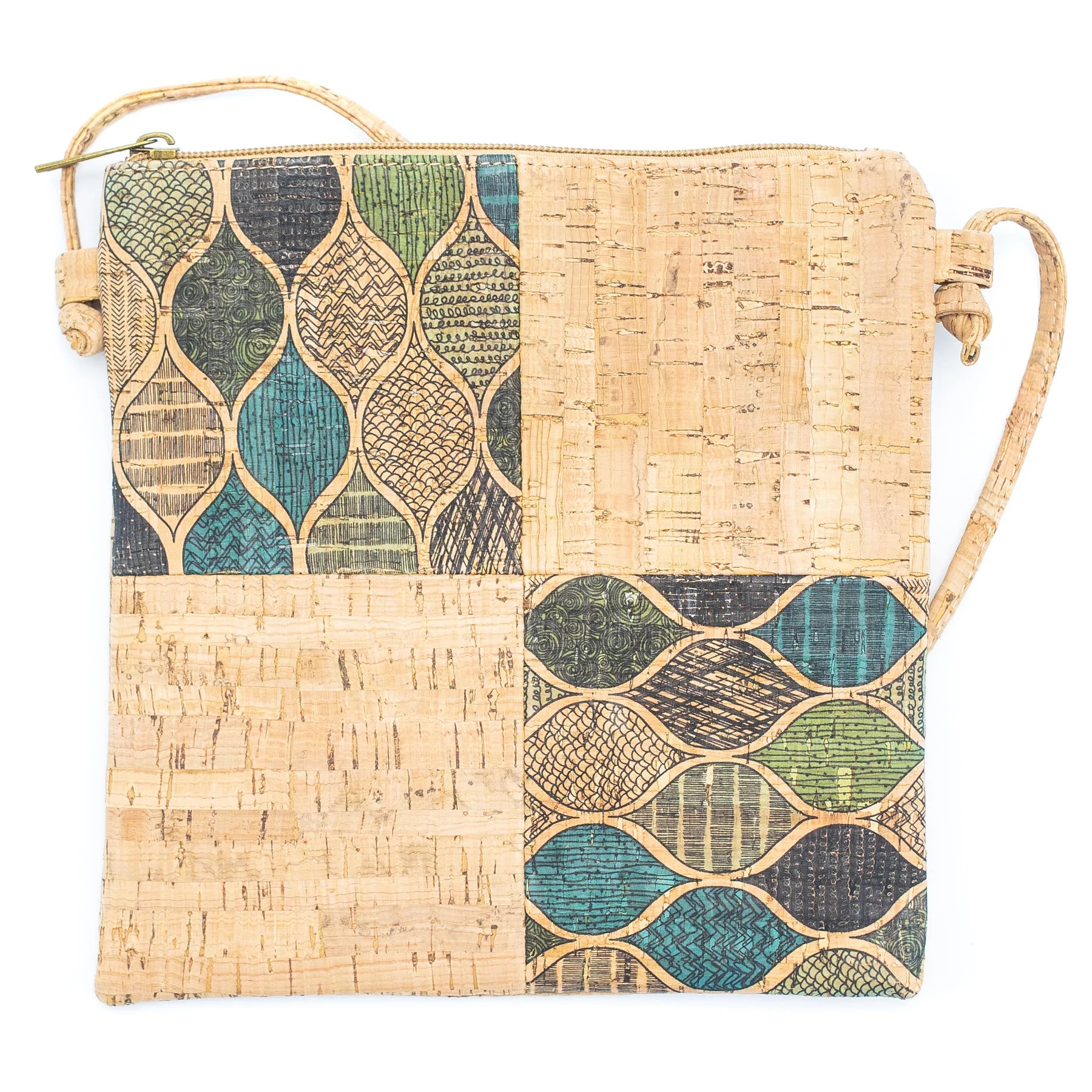 Cork Crossbody Messenger Mini Sleek Square