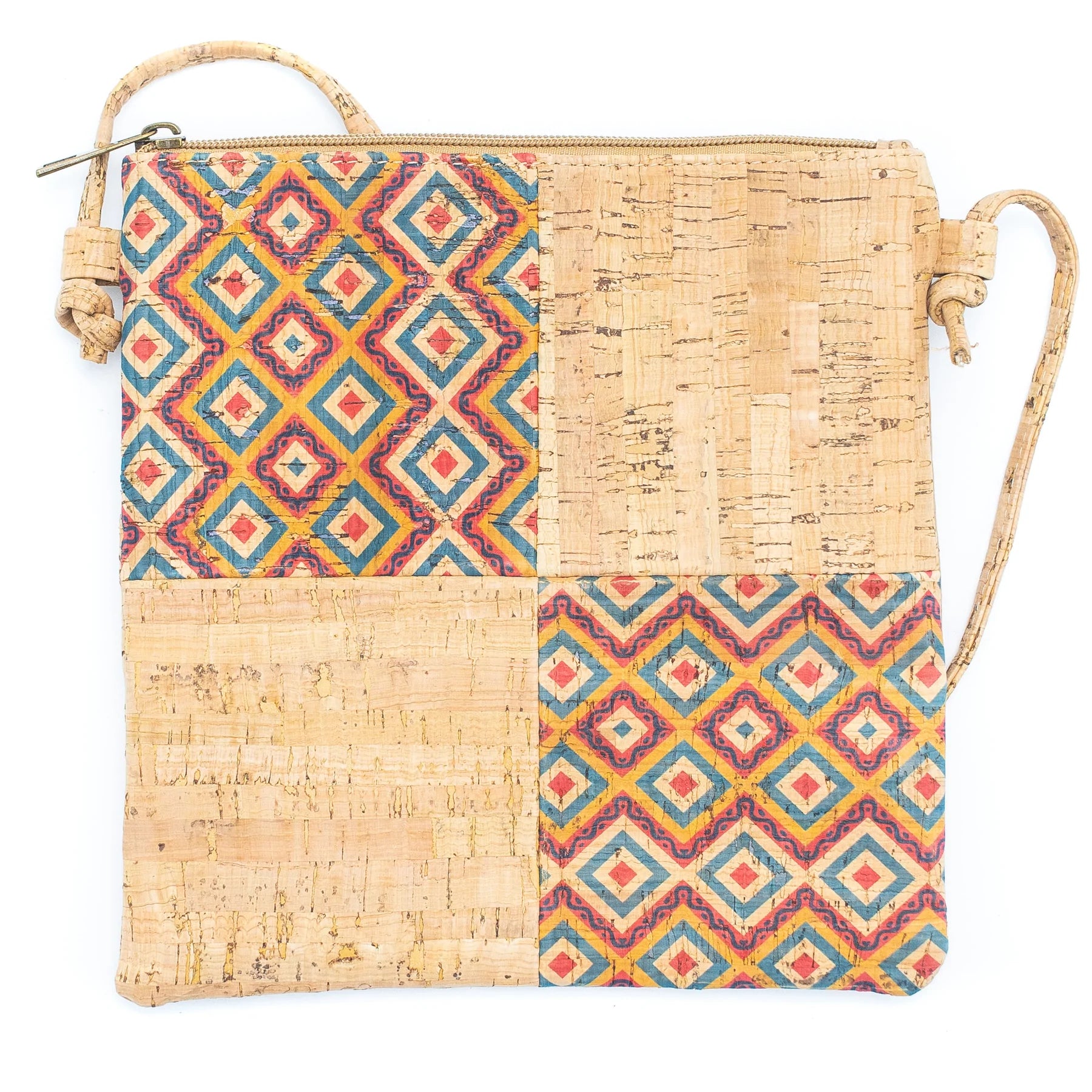 Cork Crossbody Messenger Mini Sleek Square