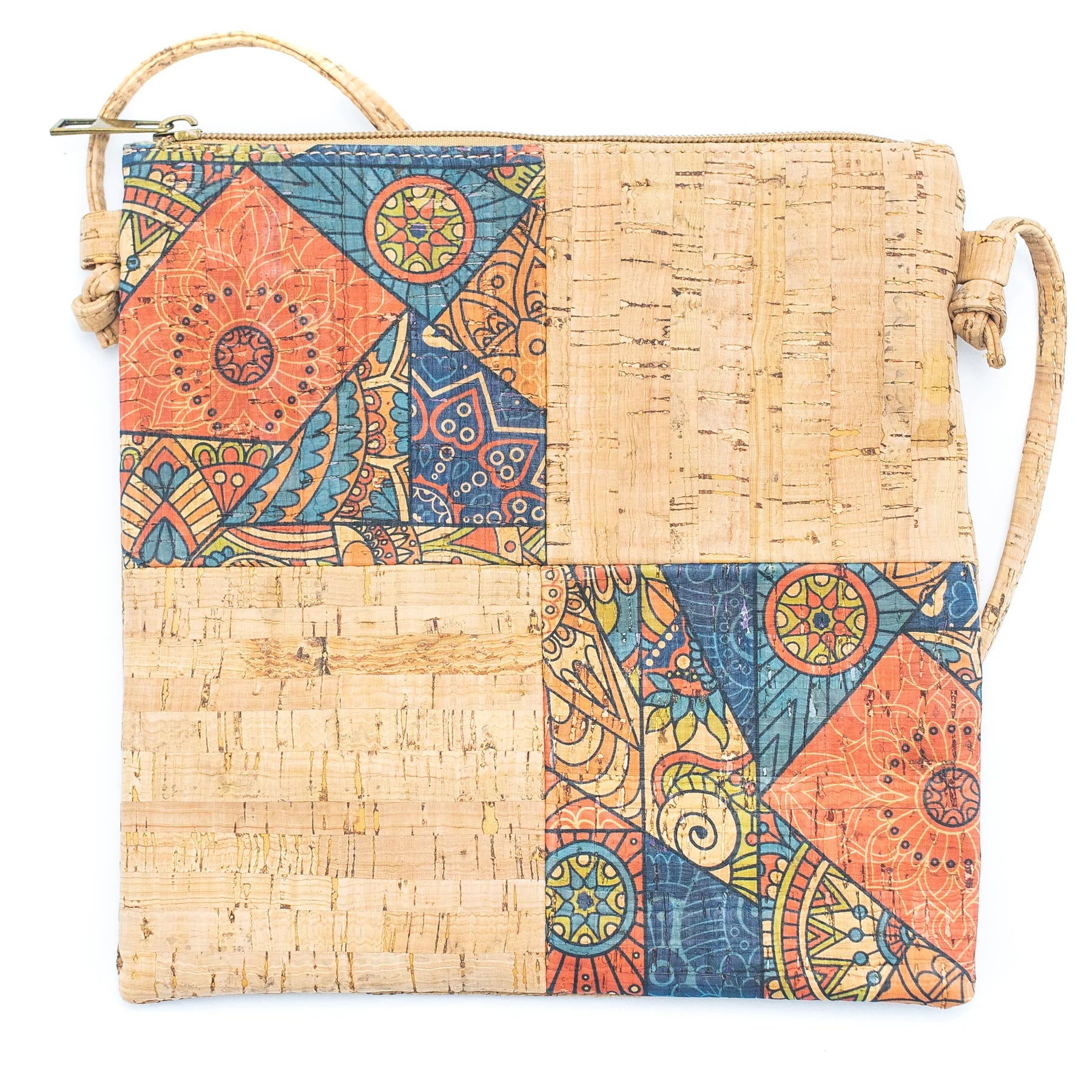 Cork Crossbody Messenger Mini Sleek Square