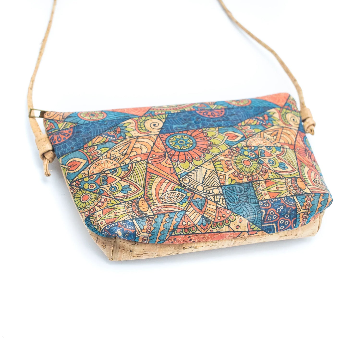Natural cork body cross Variety of patterns Cork Bag