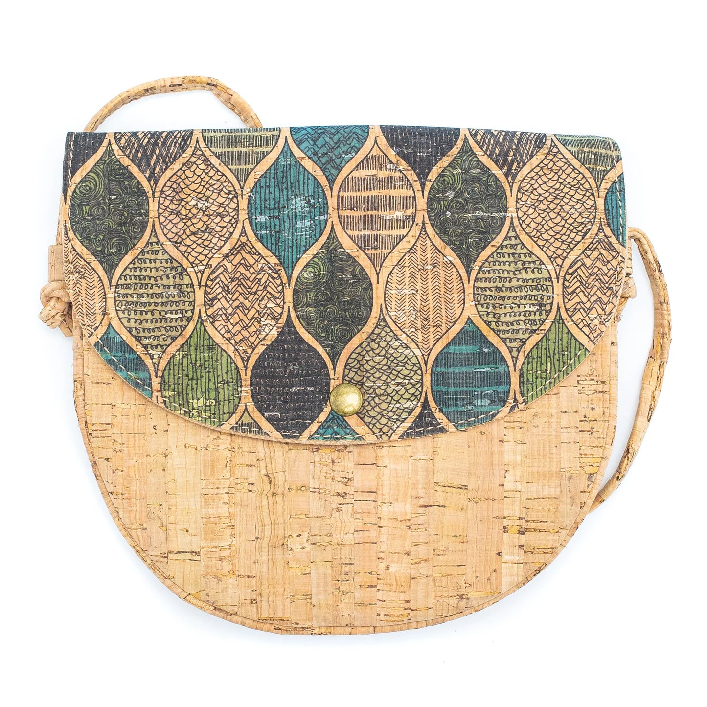 Natural Cork Messenger bag Mini Sleek