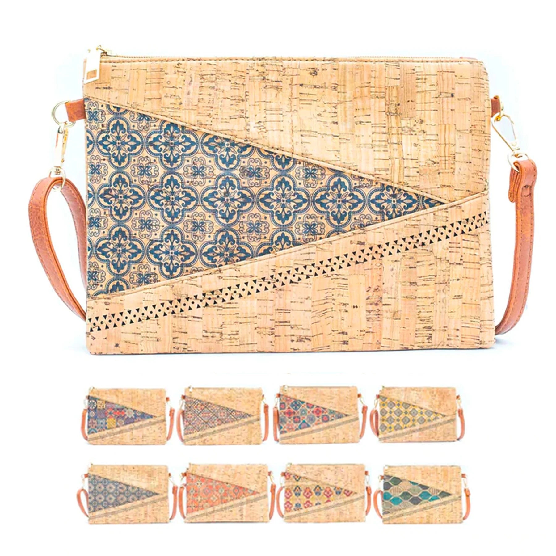 Mio Criss-Cross Cork Bags