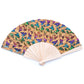 Cork Antique Wooden Folding Hand Fan with Box