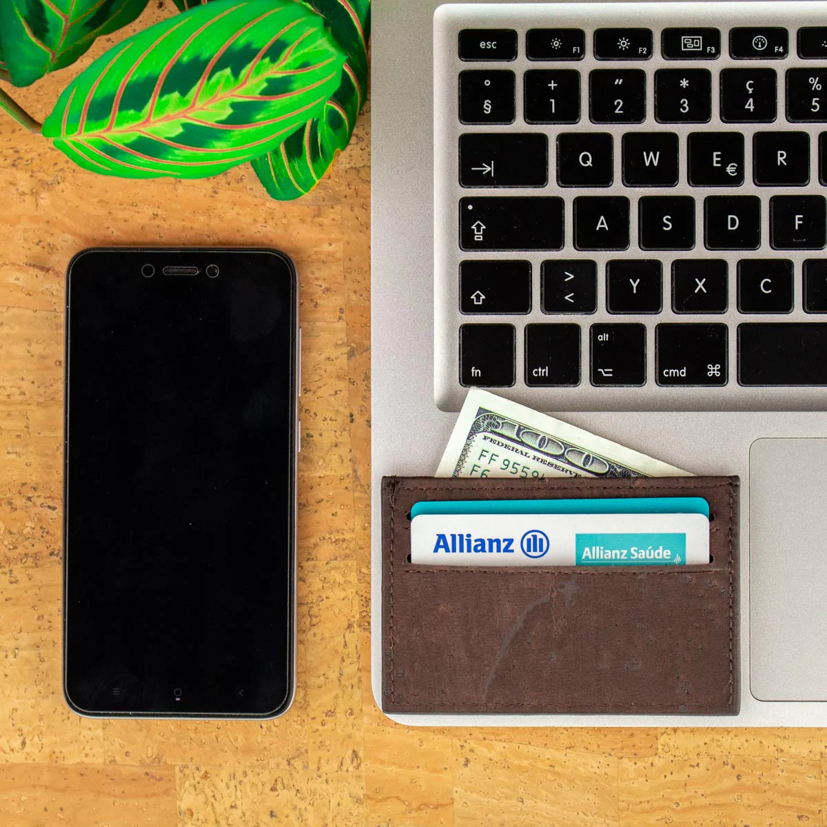 Cork Minimalist Wallet slim card wallet