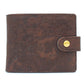 Brown Cork Men Wallet with Snap Button