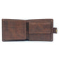 Brown Cork Men Wallet with Snap Button