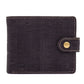 Sleek Bifold Cork Wallet with Snap Button