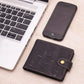 Sleek Bifold Cork Wallet with Snap Button