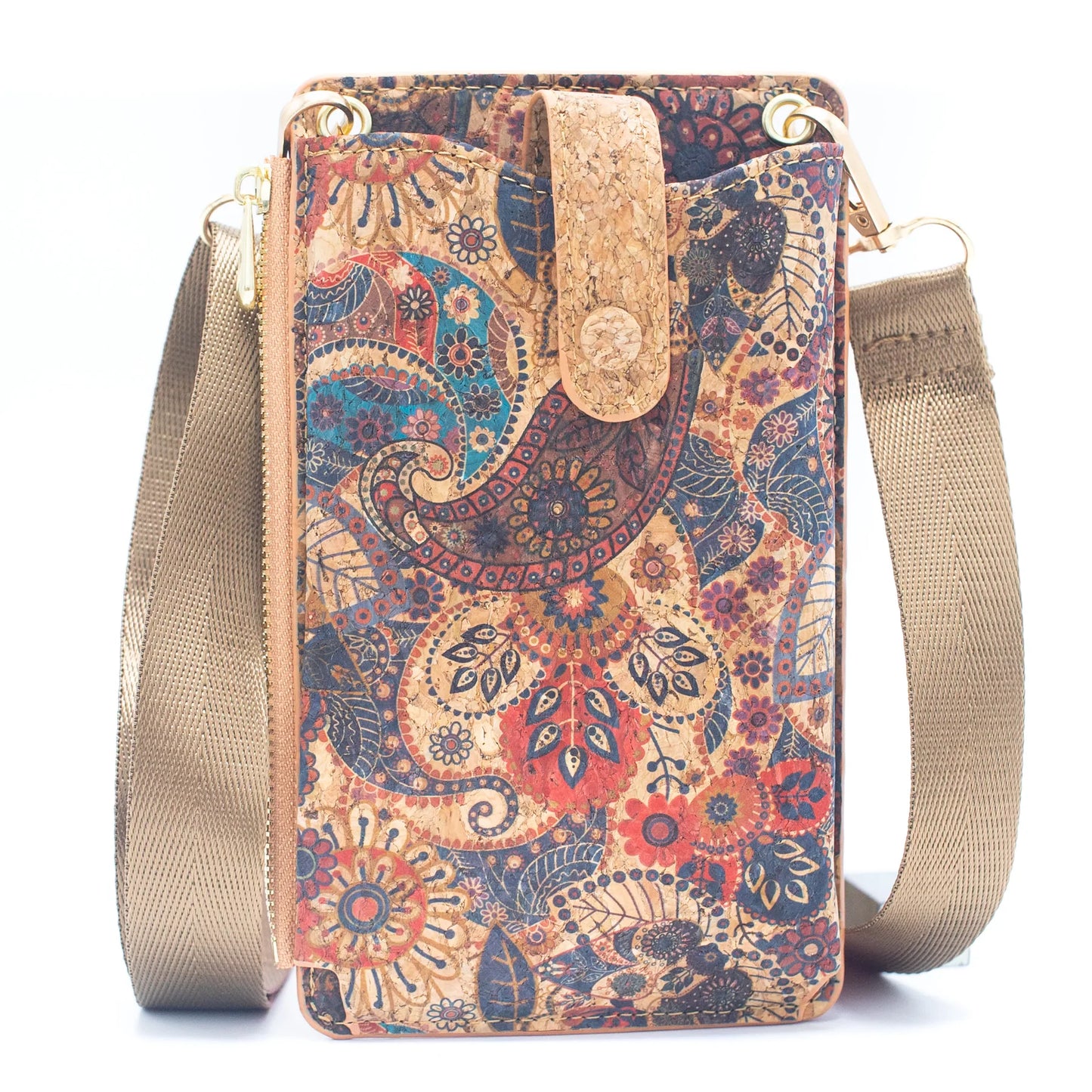 Natural Cork mobile phone bag