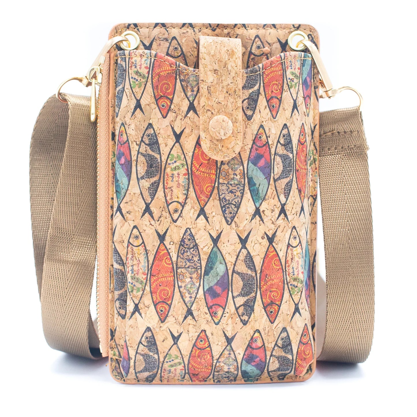 Natural Cork mobile phone bag