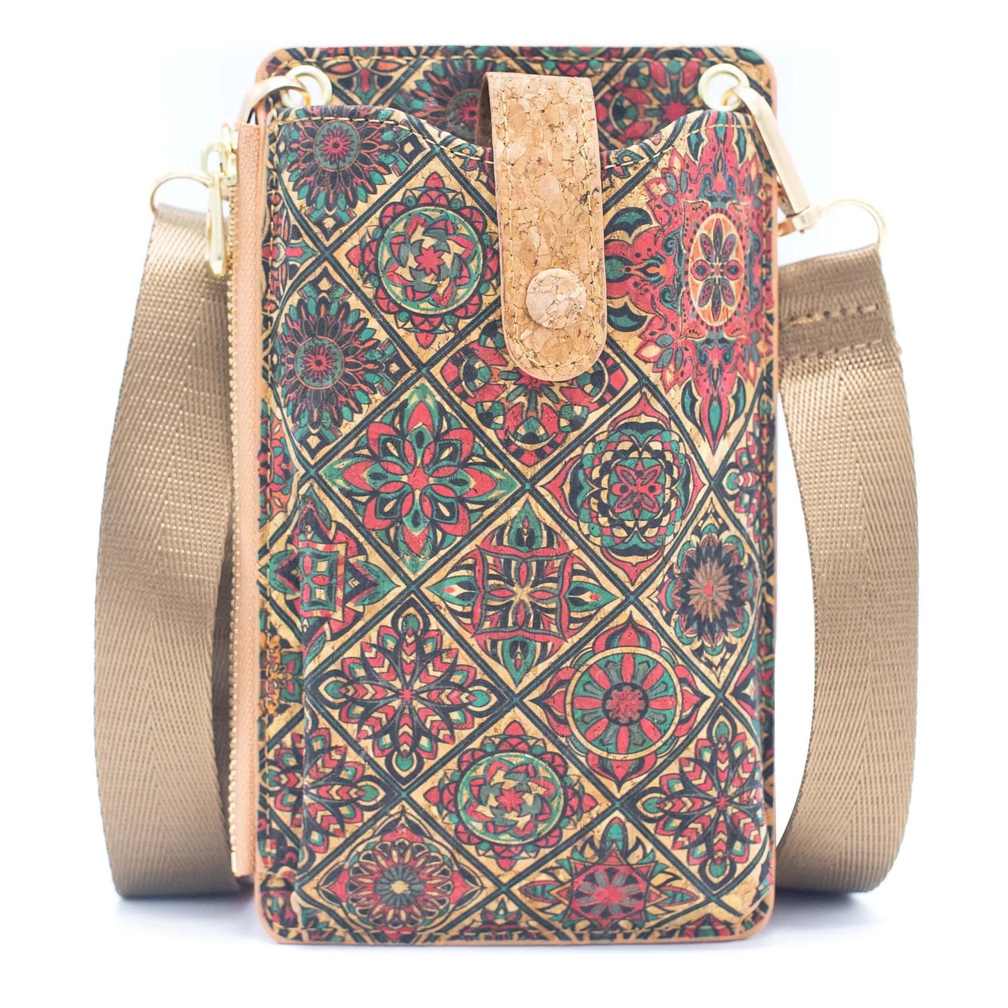 Natural Cork mobile phone bag