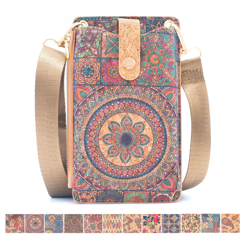 Natural Cork mobile phone bag