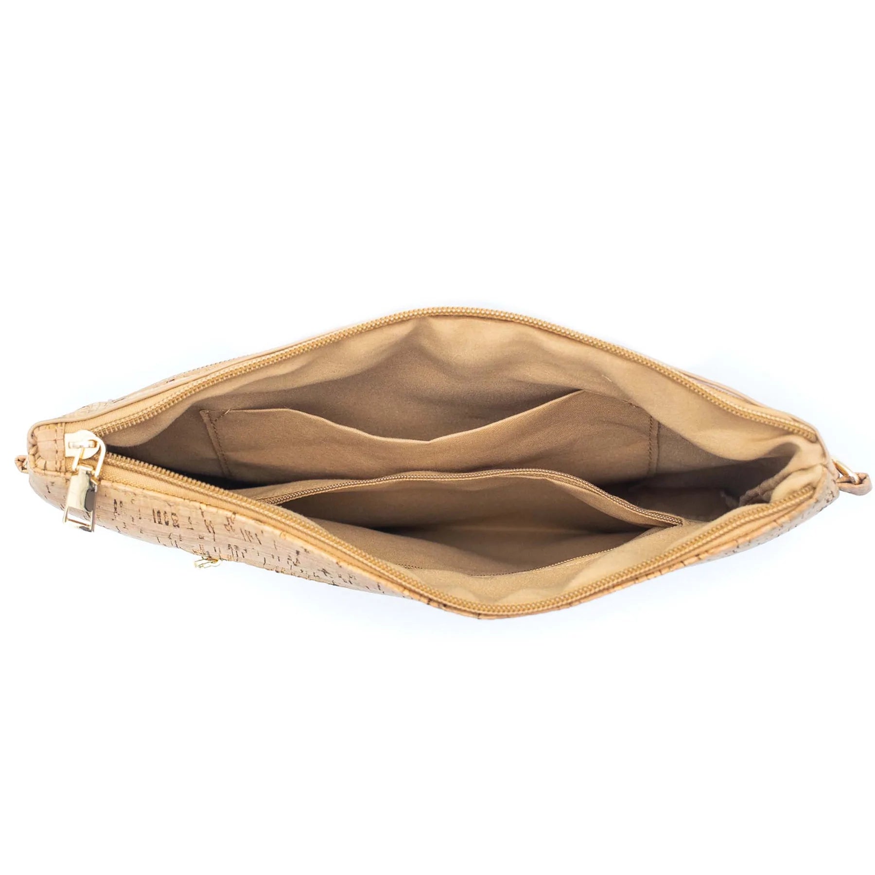 Floral fly Printed Cork Sling Bag