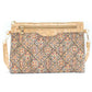 Floral fly Printed Cork Sling Bag