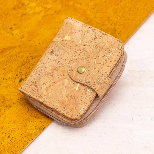 Lux cork women's card wallet