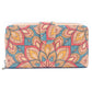 Folding wallet Mandala flower pattern- Vegan Cork Wallet