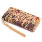 Wild Flora with Pretty Bushes- Vegan Wallet