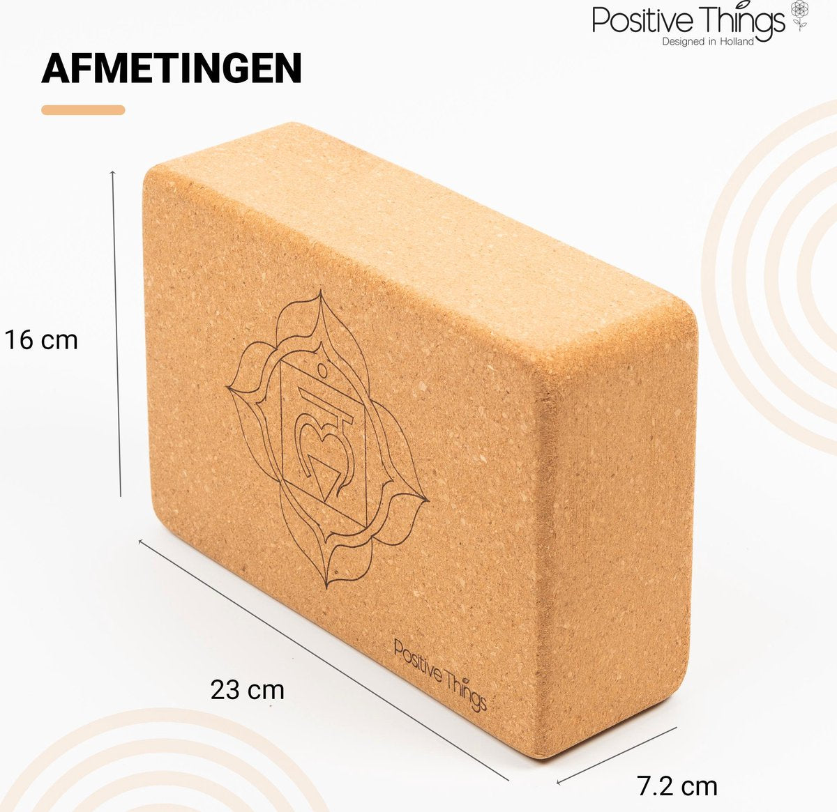 Yoga Block - Vegan natural cork
